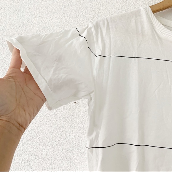 Anine Bing Black and White Stripe T-Shirt size XS - Picture 4 of 10